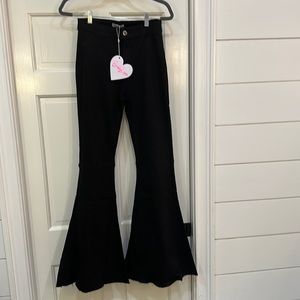 Buddy Love brand new with tags black flare jeans. High rise.